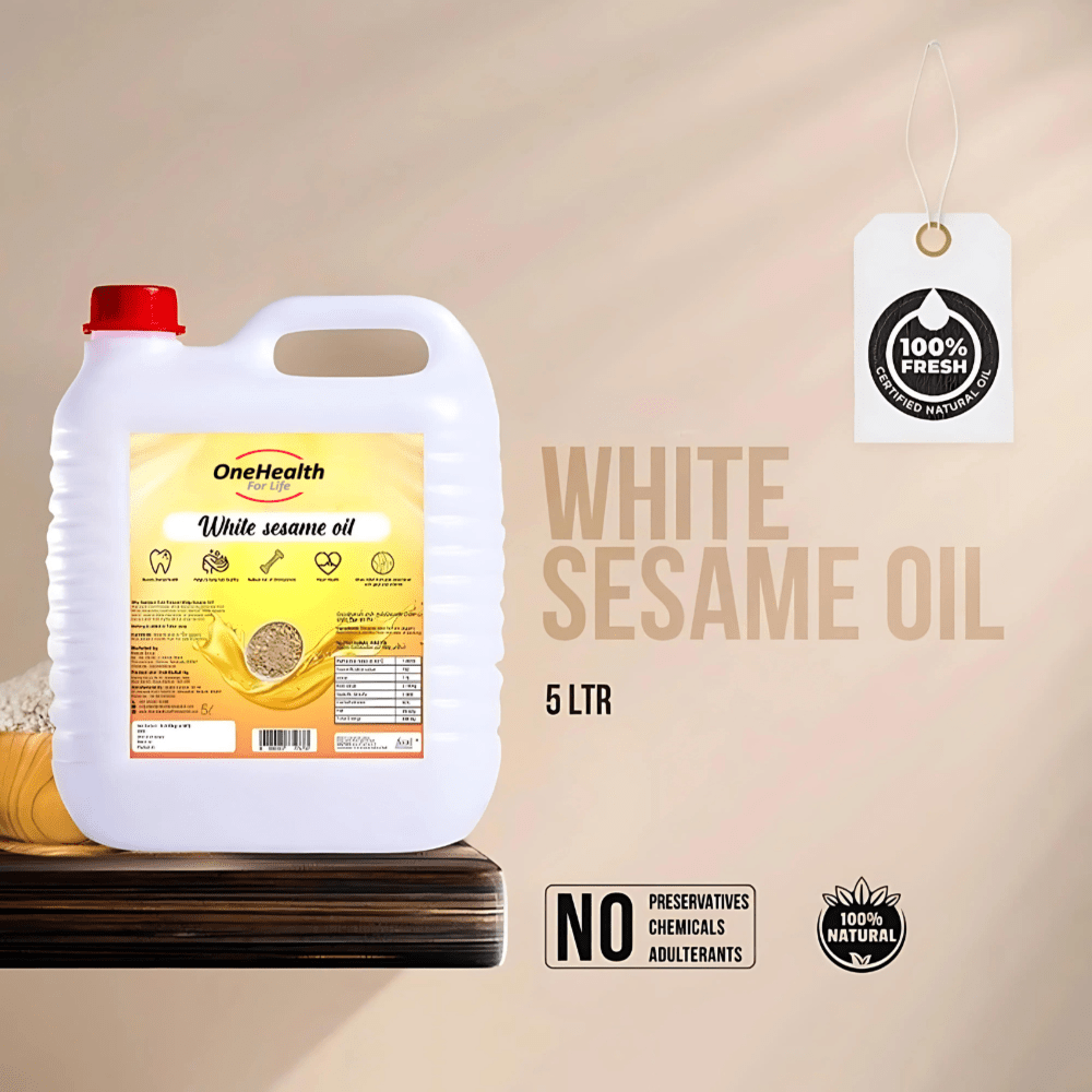 White Sesame Oil Wood Pressed