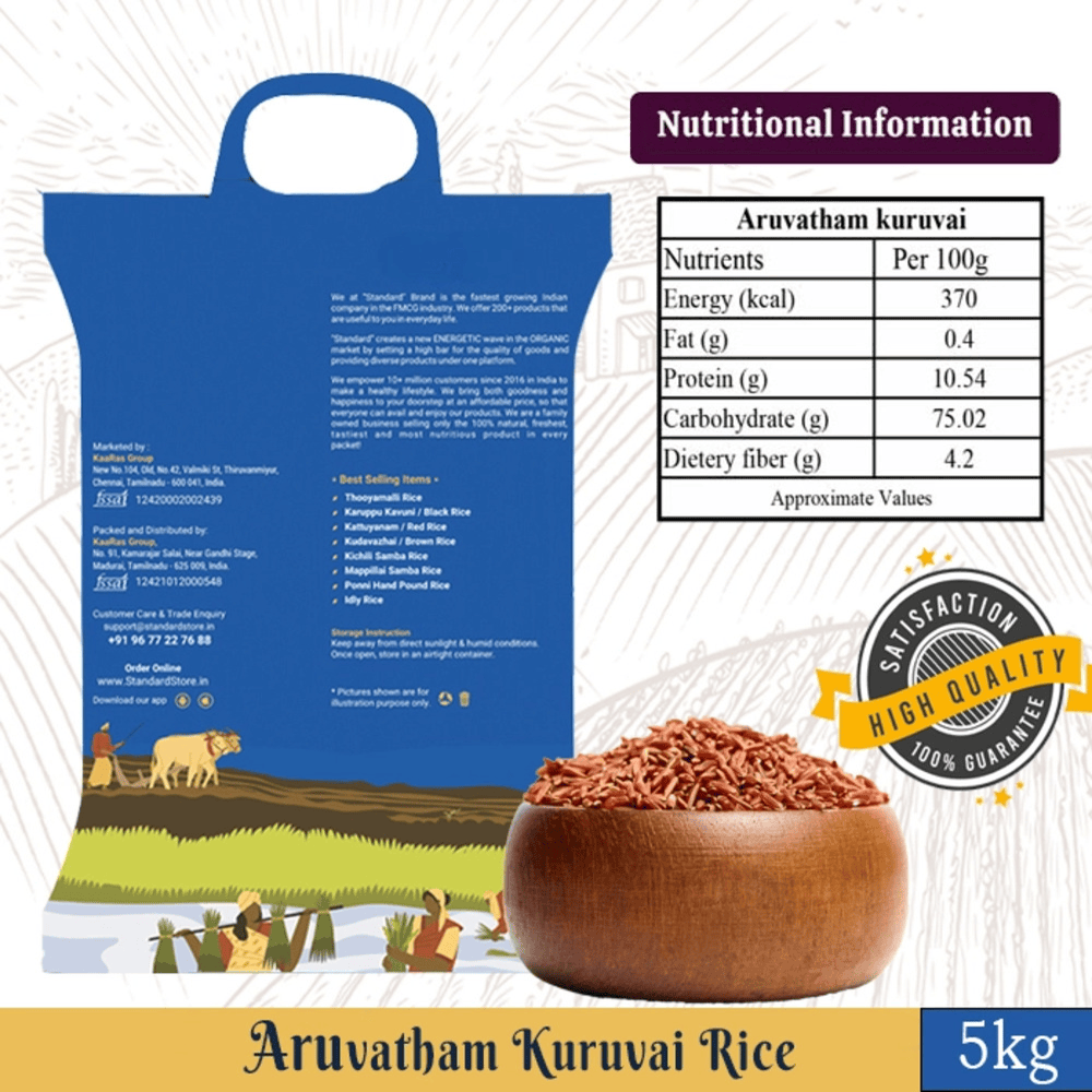 Aruvatham Kuruvai Rice