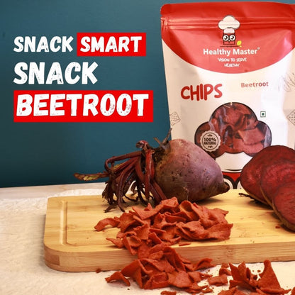 Beetroot Chips - Baked and Nutritious