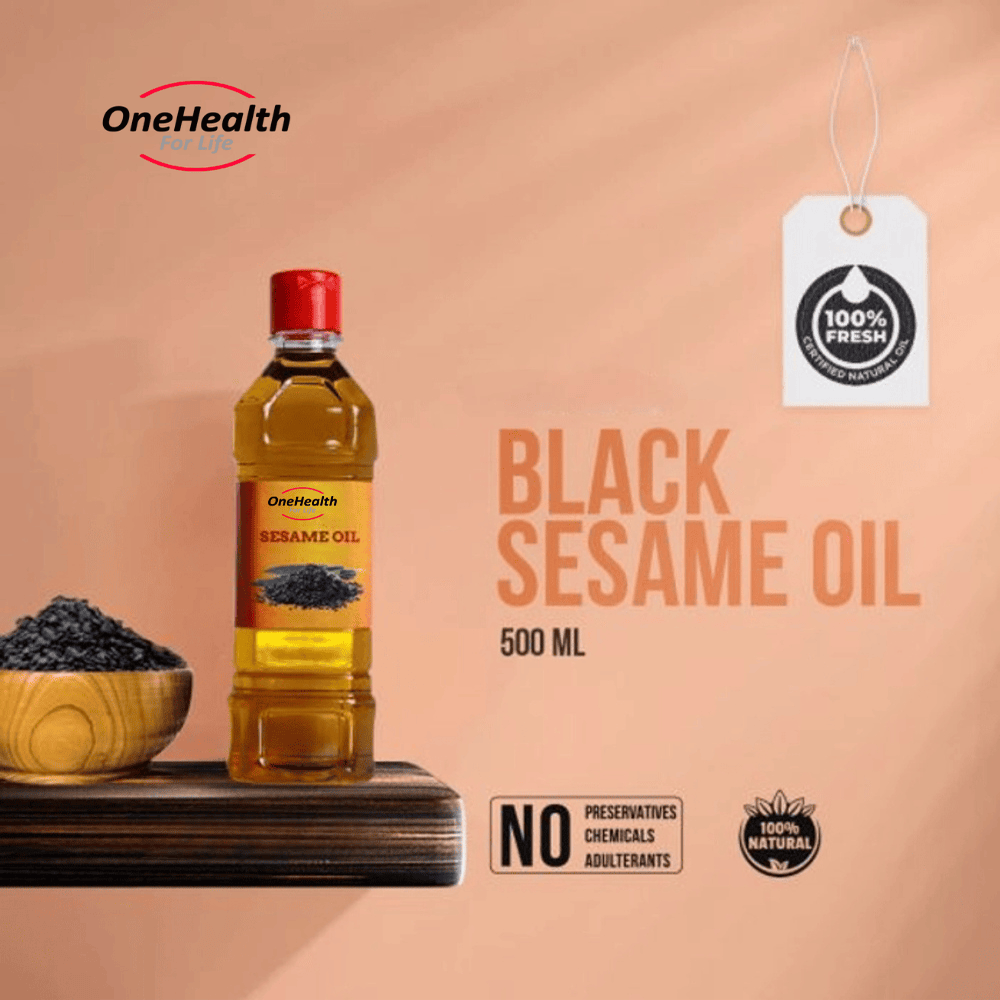 Black Sesame (Gingelly) Oil Wood Pressed