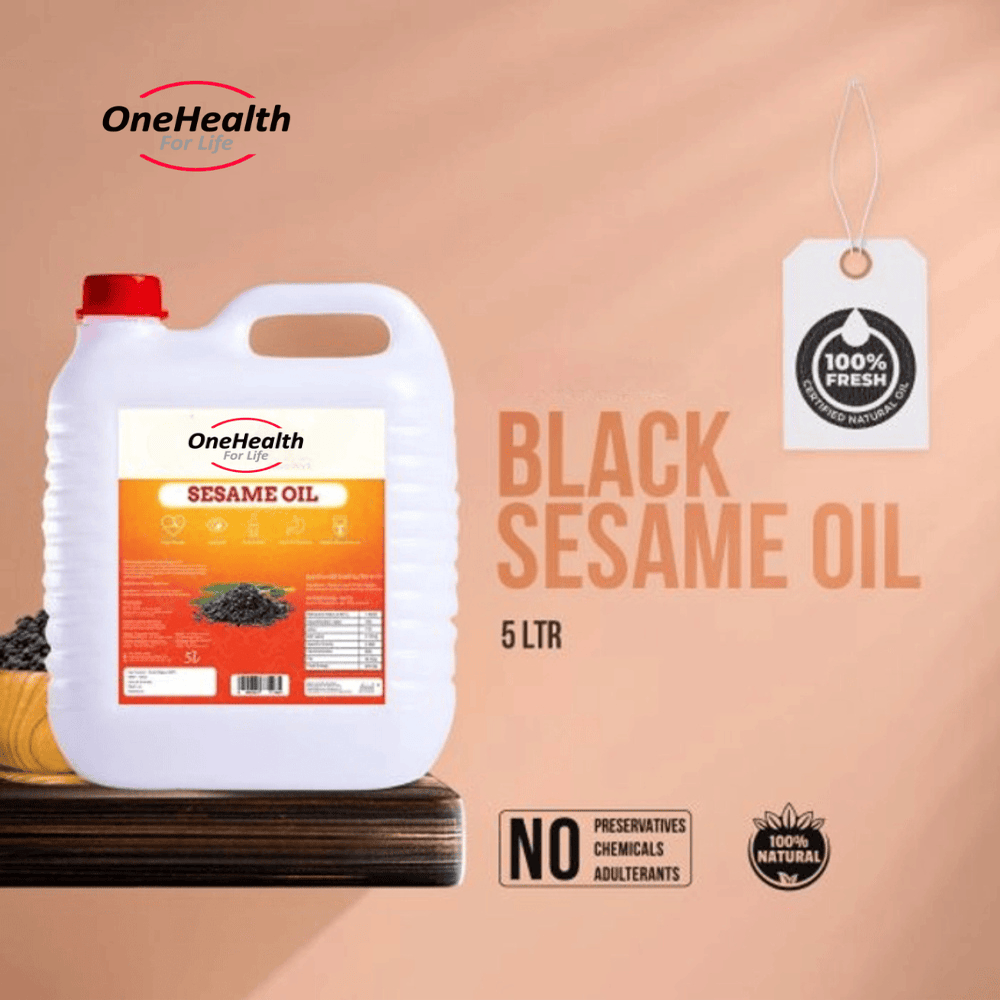 Black Sesame (Gingelly) Oil Wood Pressed