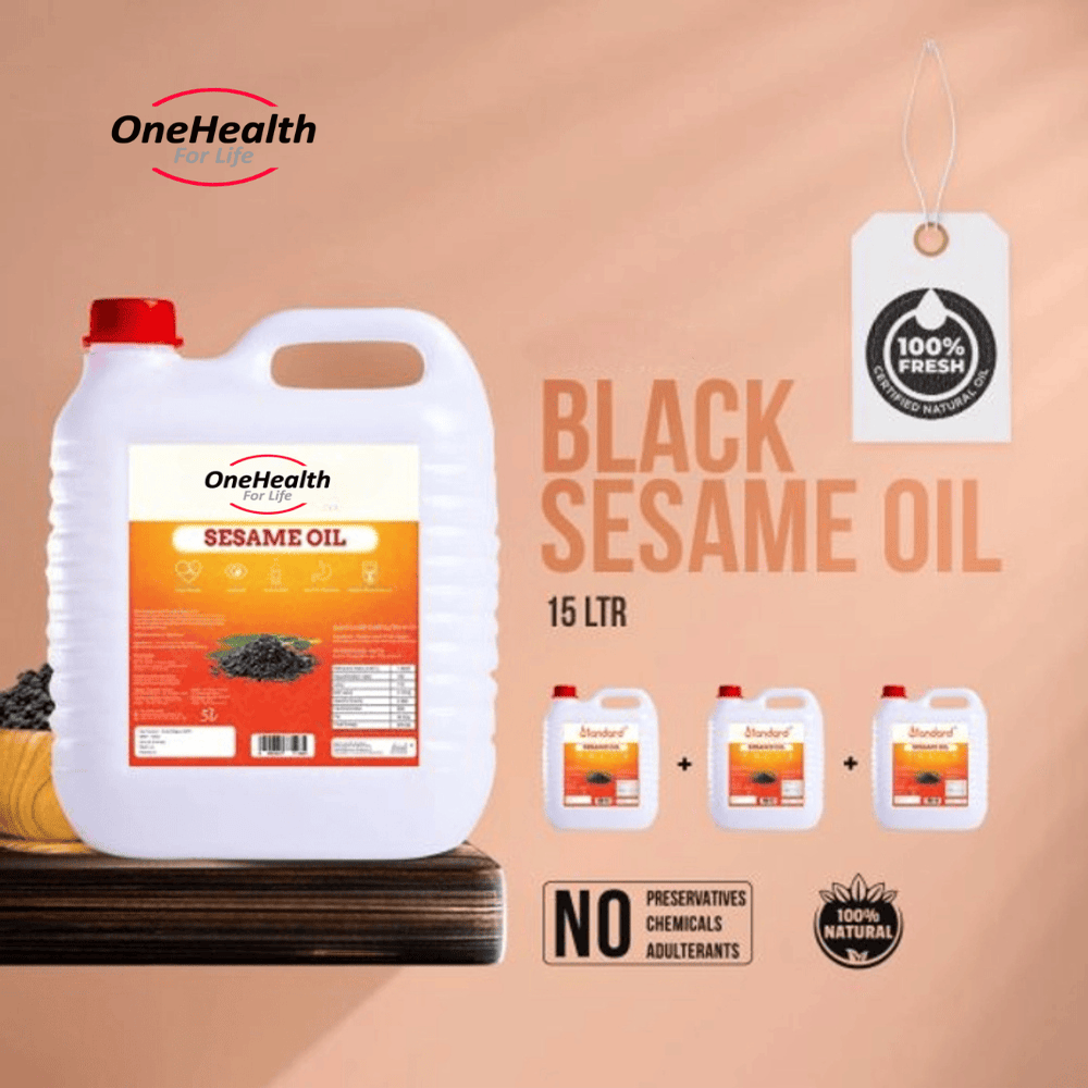 Black Sesame (Gingelly) Oil Wood Pressed