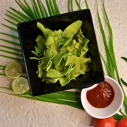 Palak & Blackgram Chips - Baked and Nutritious