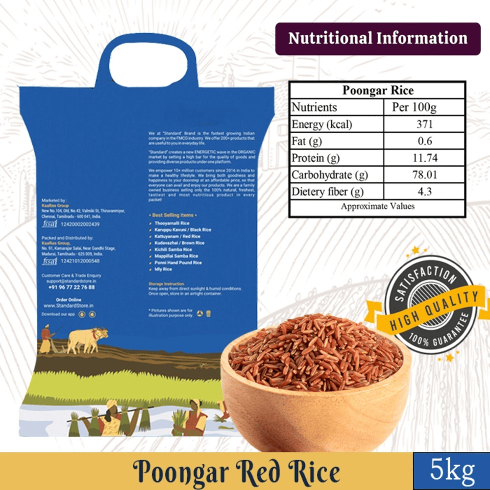 Poongar Red Rice