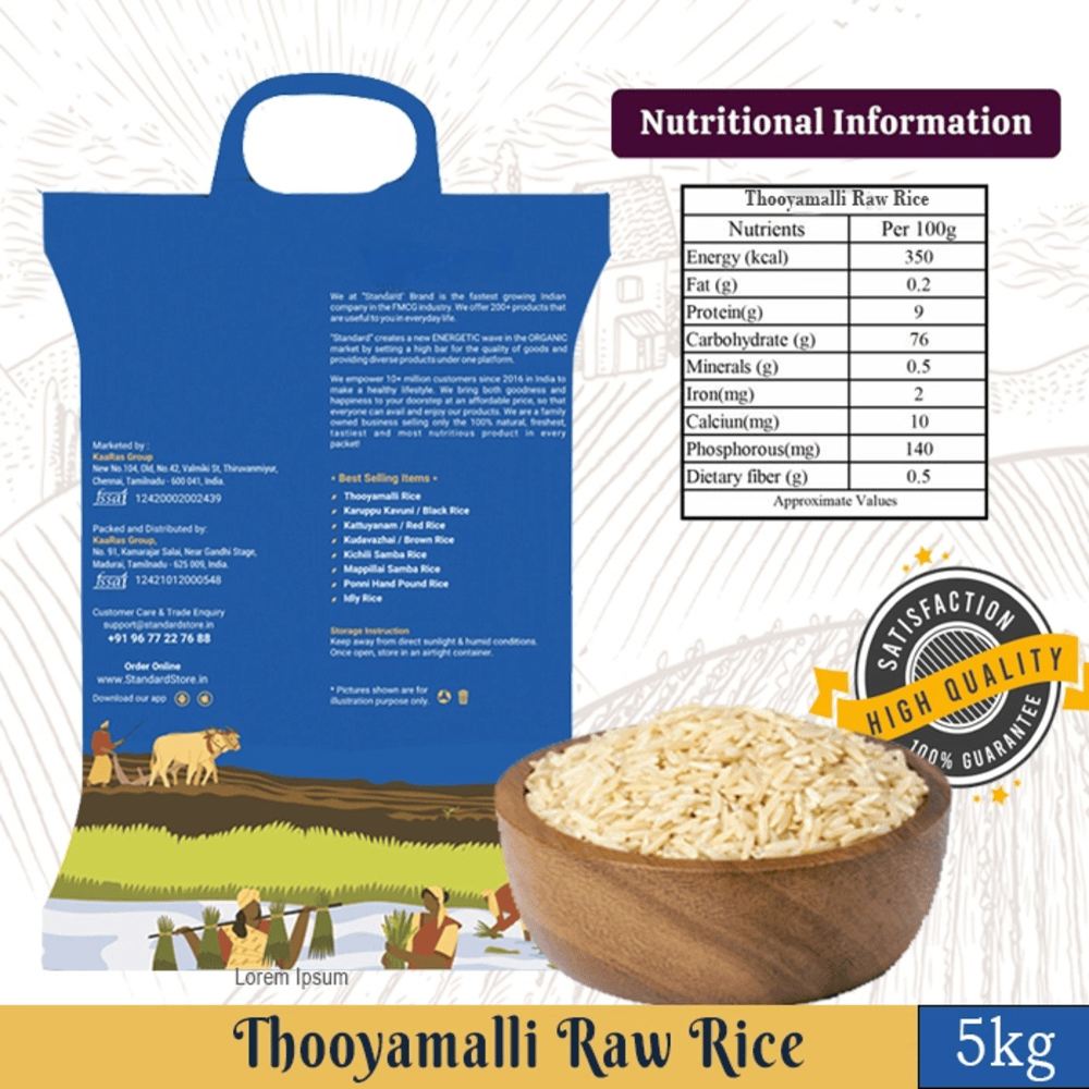 Thooyamalli Raw Rice